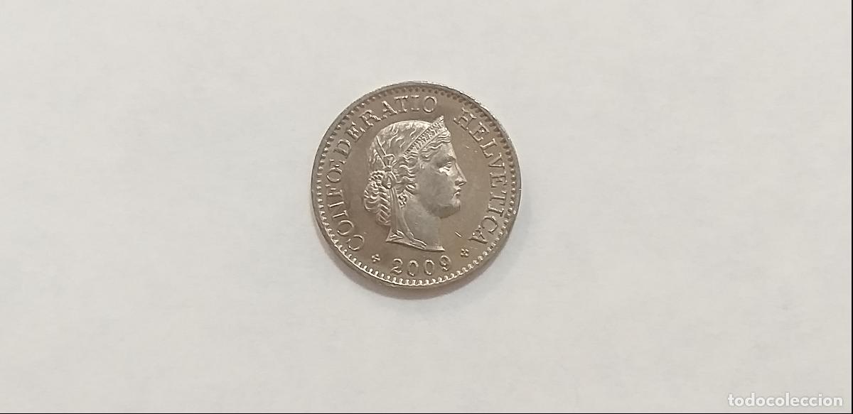 Monedas antiguas de Europa: Moneda de SUIZA. HELVETIA. 10 diez CENTIMOS RAPPEN. A&ntilde;o 2009. CIRCULADA
