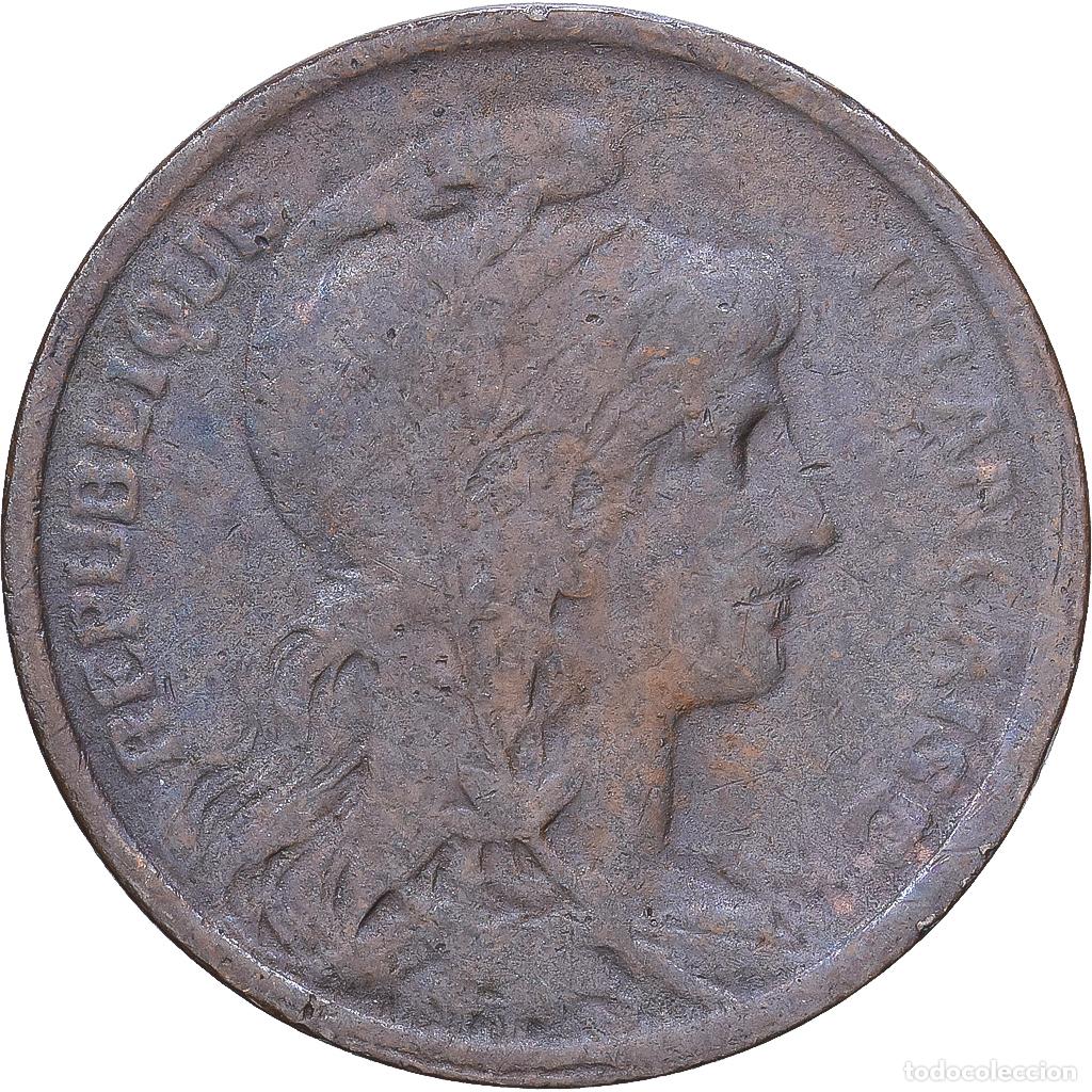 Monedas antiguas de Europa: [#1547594] Francia, 1 Centime, Daniel-Dupuis, 1920, MDP, Bronce, BC+, Gadoury:90
