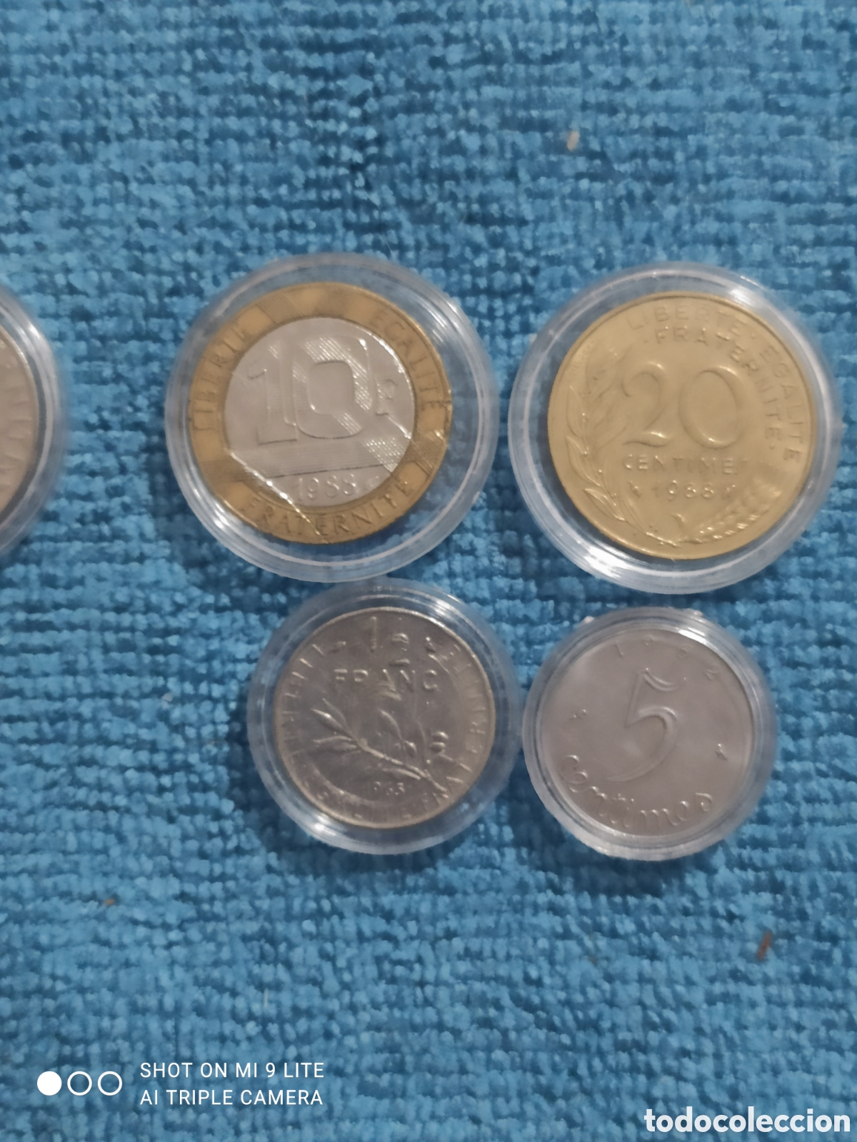 Monedas antiguas de Europa: Lote de monedas francesas - Foto 3