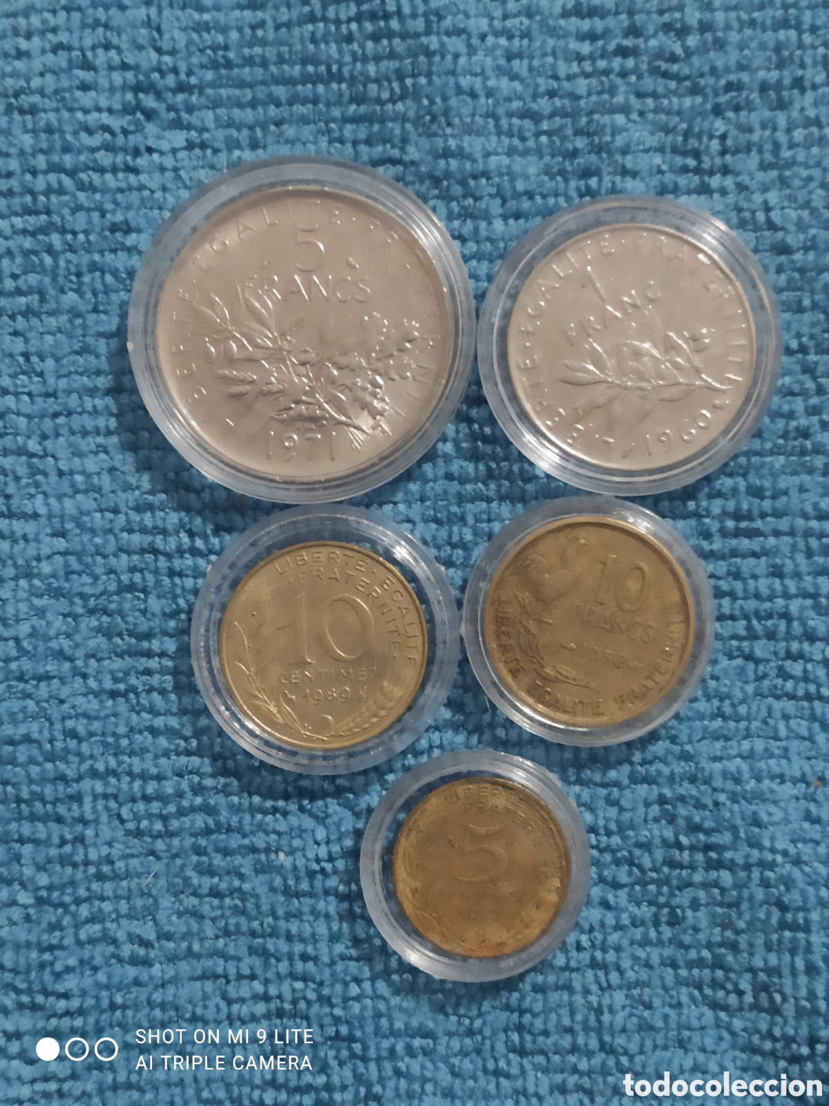 Monedas antiguas de Europa: Lote de monedas francesas - Foto 4