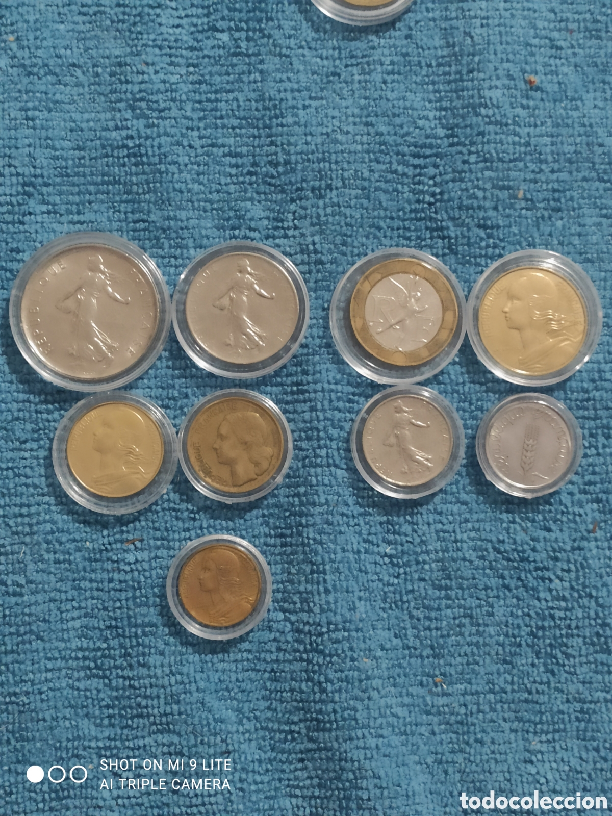 Monedas antiguas de Europa: Lote de monedas francesas - Foto 1