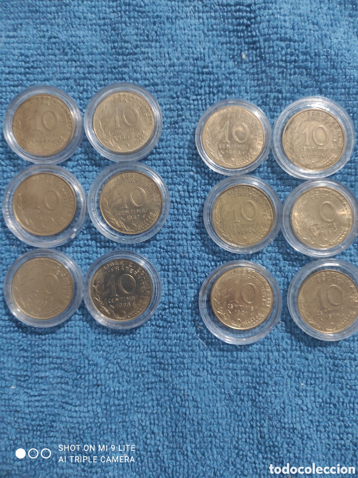 Monedas antiguas de Europa: Lote de monedas francesas - Foto 2