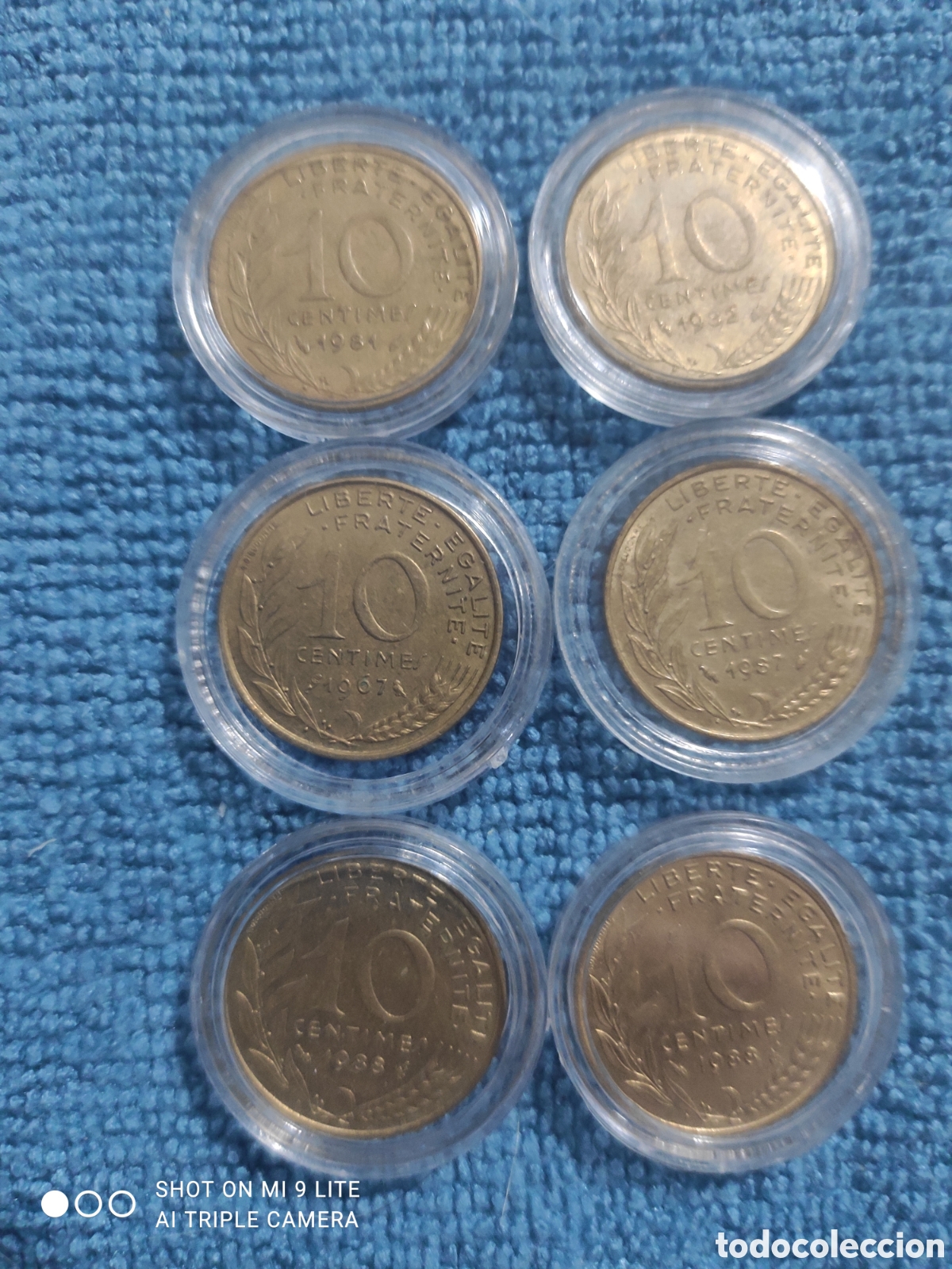 Monedas antiguas de Europa: Lote de monedas francesas - Foto 3