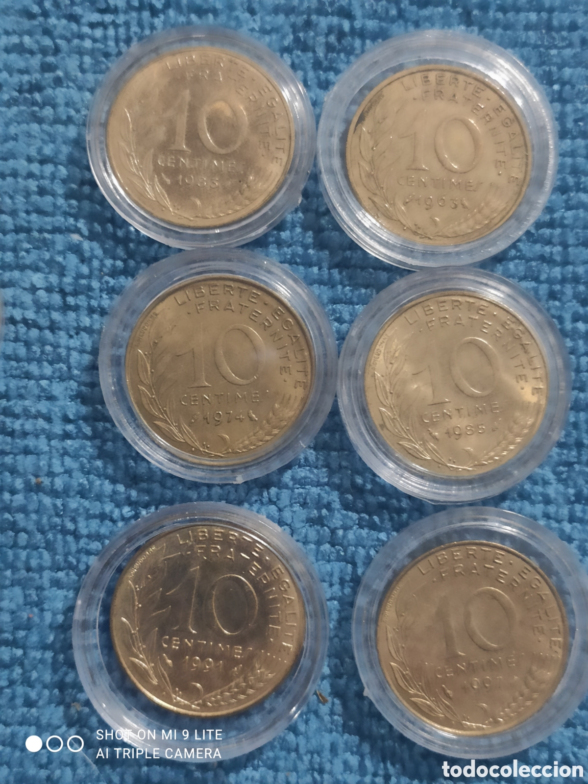 Monedas antiguas de Europa: Lote de monedas francesas - Foto 4