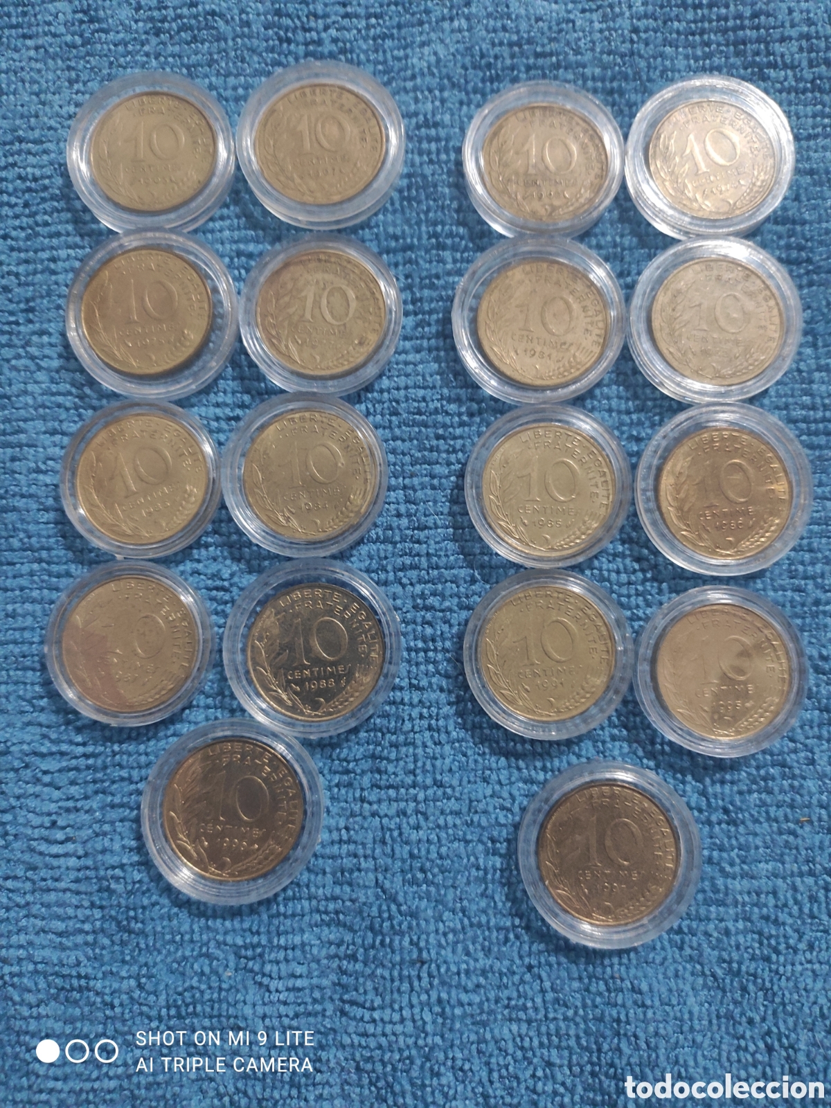Monedas antiguas de Europa: Lote de monedas francesas - Foto 2