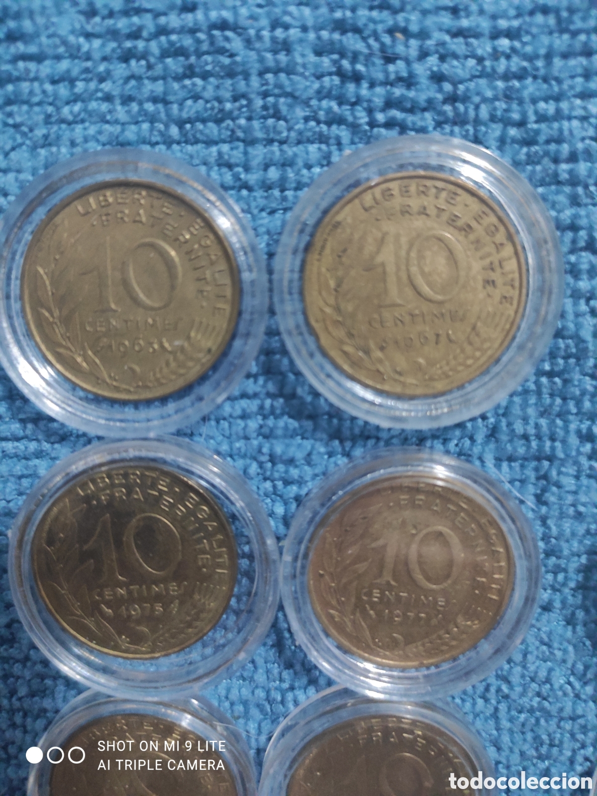 Monedas antiguas de Europa: Lote de monedas francesas - Foto 3