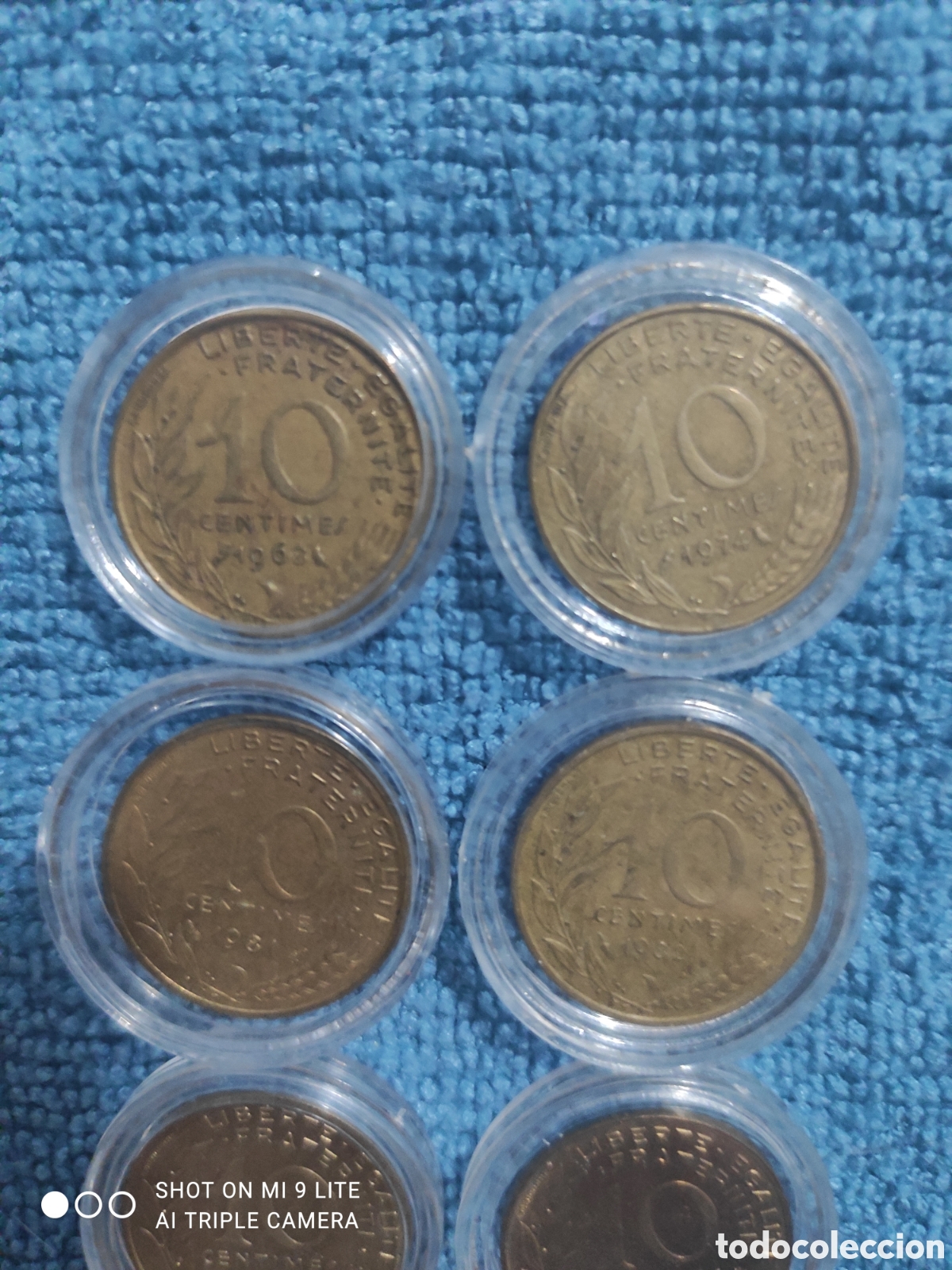 Monedas antiguas de Europa: Lote de monedas francesas - Foto 5