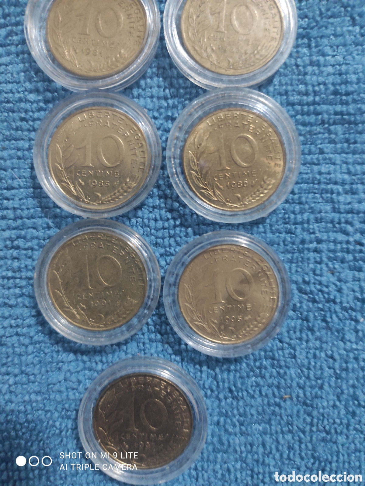 Monedas antiguas de Europa: Lote de monedas francesas - Foto 6