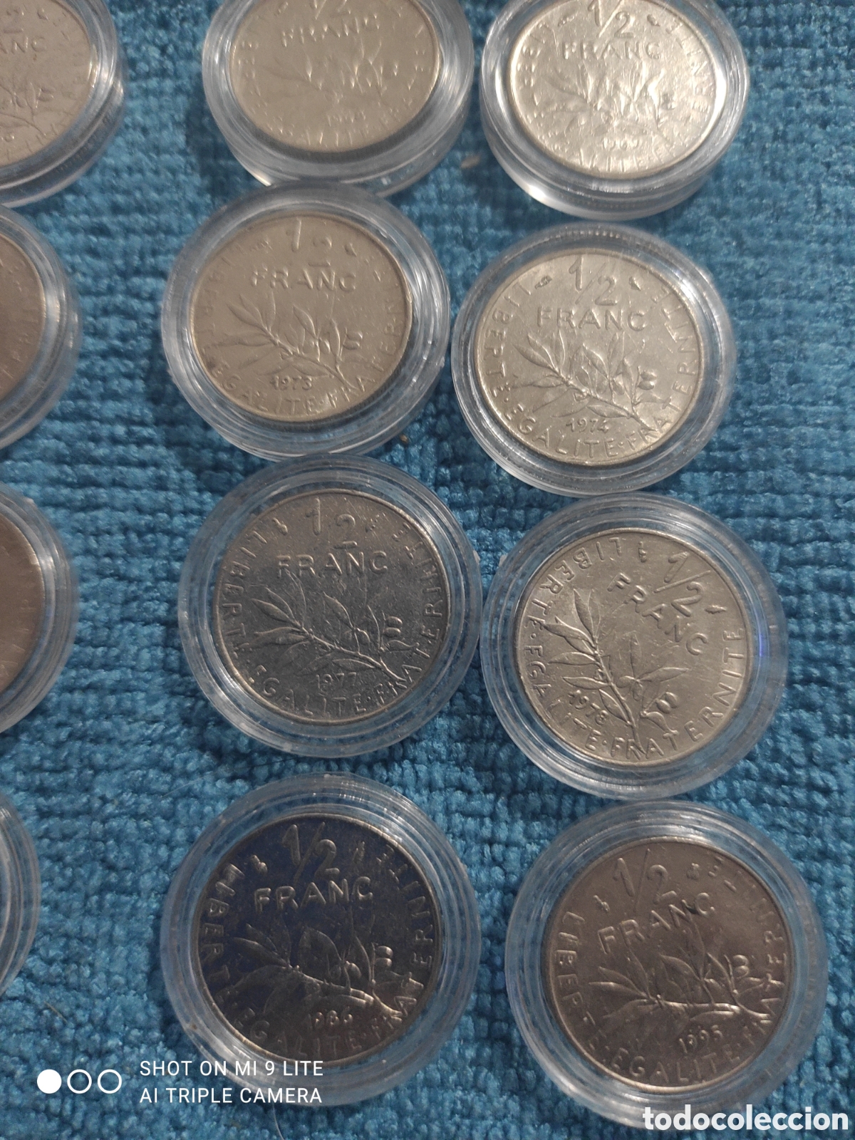 Monedas antiguas de Europa: Lote de monedas francesas - Foto 3