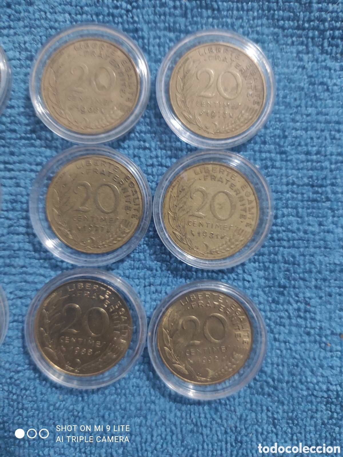 Monedas antiguas de Europa: Lote de monedas francesas - Foto 3
