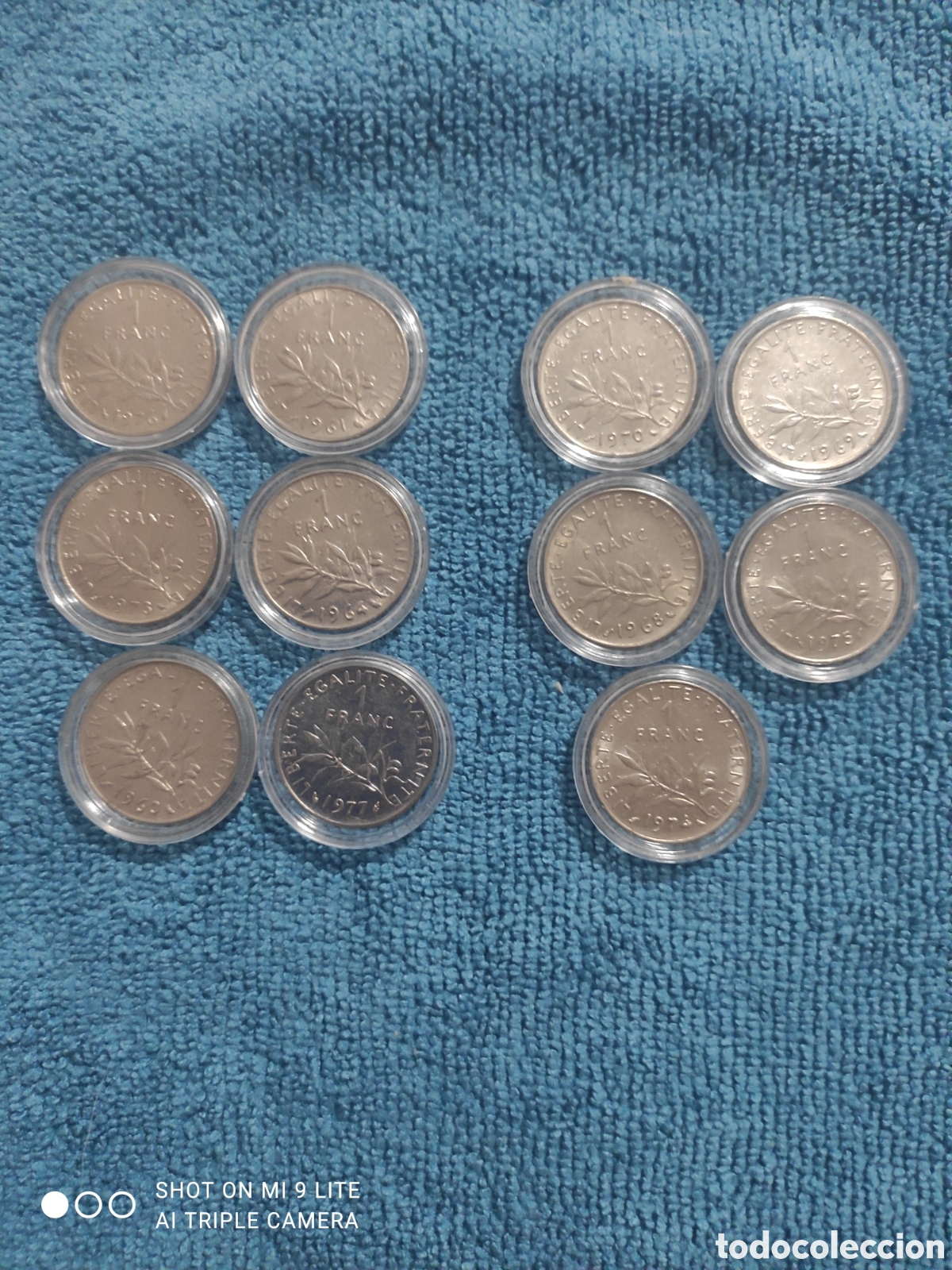 Monedas antiguas de Europa: Lote de monedas francesas - Foto 2