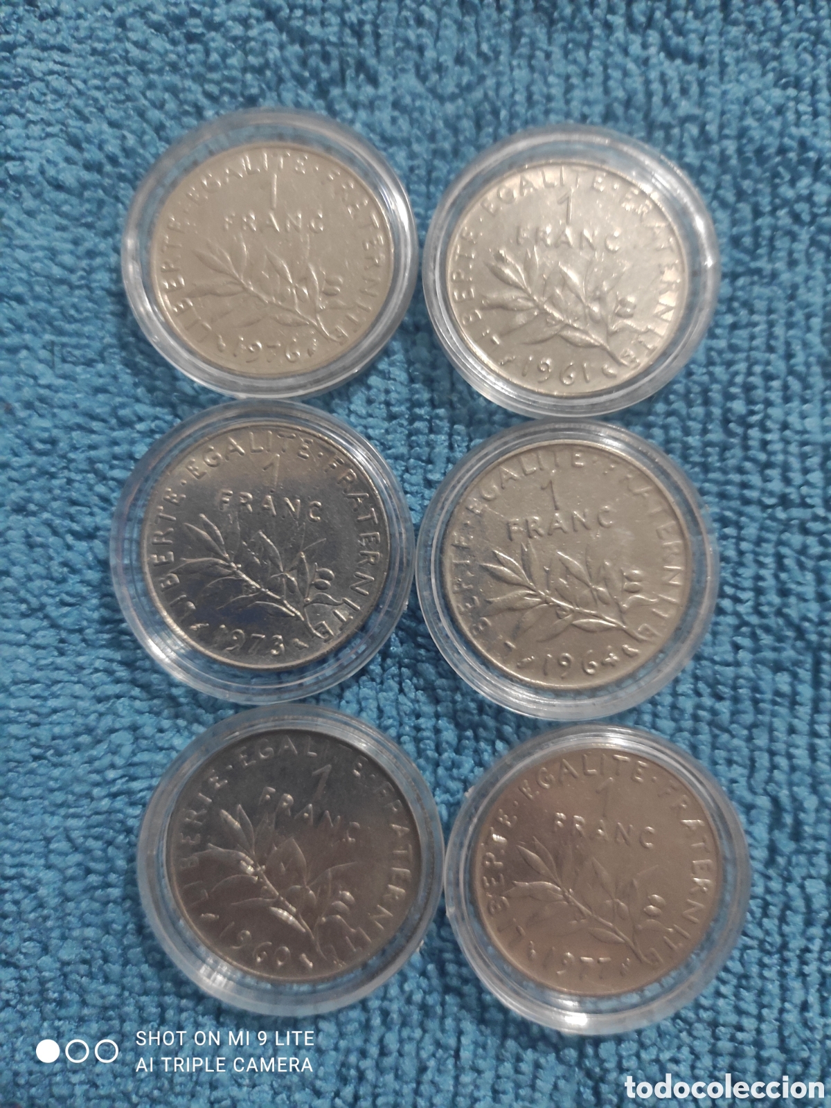 Monedas antiguas de Europa: Lote de monedas francesas - Foto 3