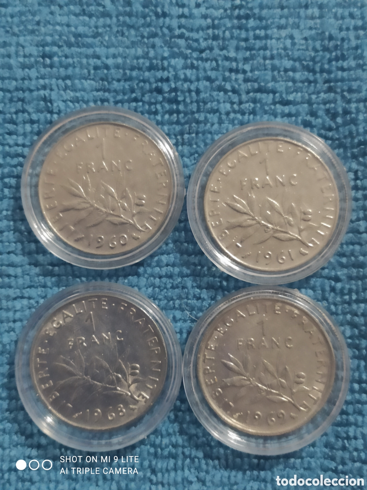 Monedas antiguas de Europa: Lote de monedas francesas - Foto 2