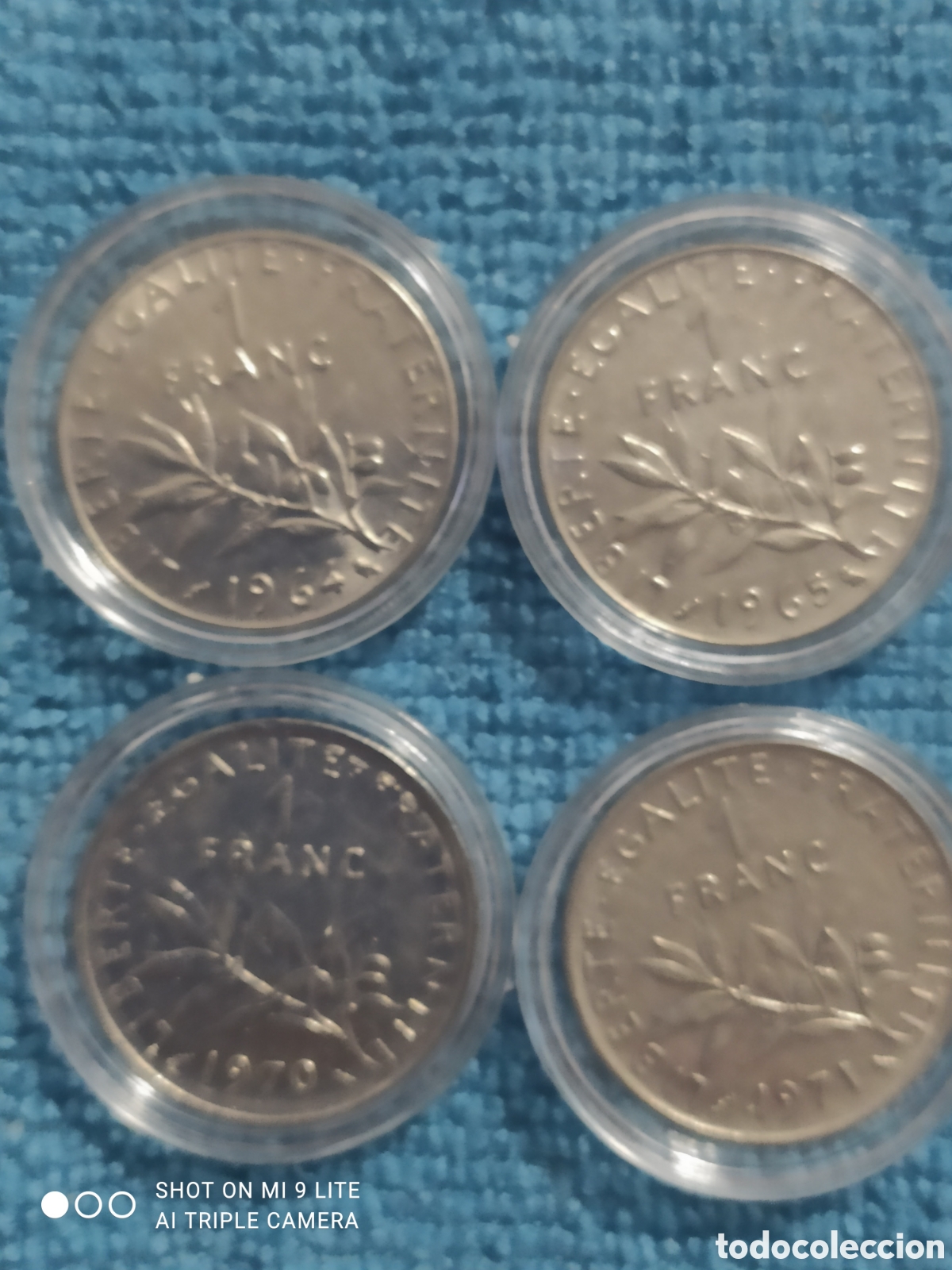 Monedas antiguas de Europa: Lote de monedas francesas - Foto 3