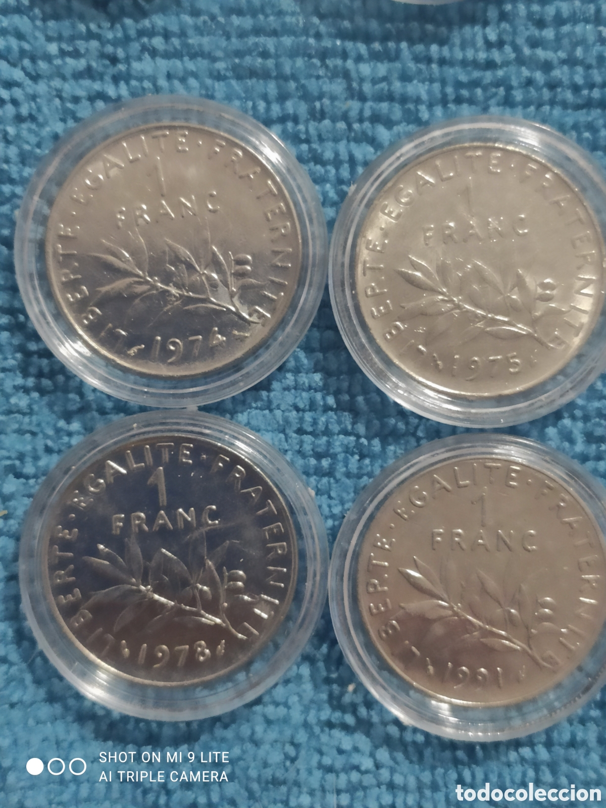 Monedas antiguas de Europa: Lote de monedas francesas - Foto 5