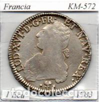 Monedas antiguas de Europa: FRANCIA 1783, 1 ECU, LUIS XVI, KM-572, AG; 79,95 &euro; 1