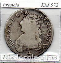 Monedas antiguas de Europa: FRANCIA 1785, 1 ECU, LUIS XVI, KM-572, AG; 65,95 &euro; 1
