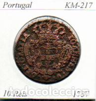 Monedas antiguas de Europa: PORTUGAL 1737, 10 REIS, KM-217; 9,95 &euro; 1
