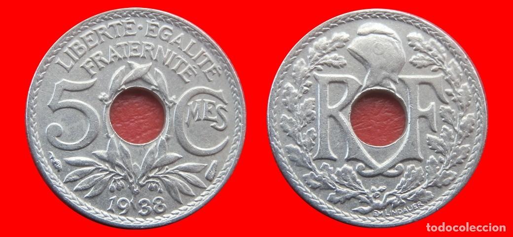 Monedas antiguas de Europa: 5 CENTIMOS 1938 FRANCIA-156838