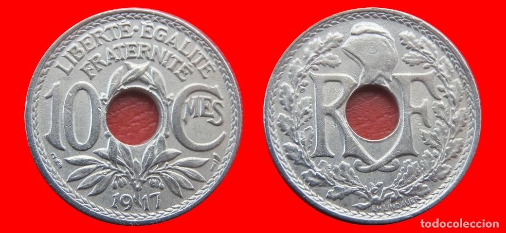 Monedas antiguas de Europa: 10 CENTIMOS 1917 FRANCIA-156839