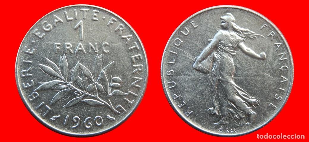 Monedas antiguas de Europa: 1 FRANCO 1960 FRANCIA-156855
