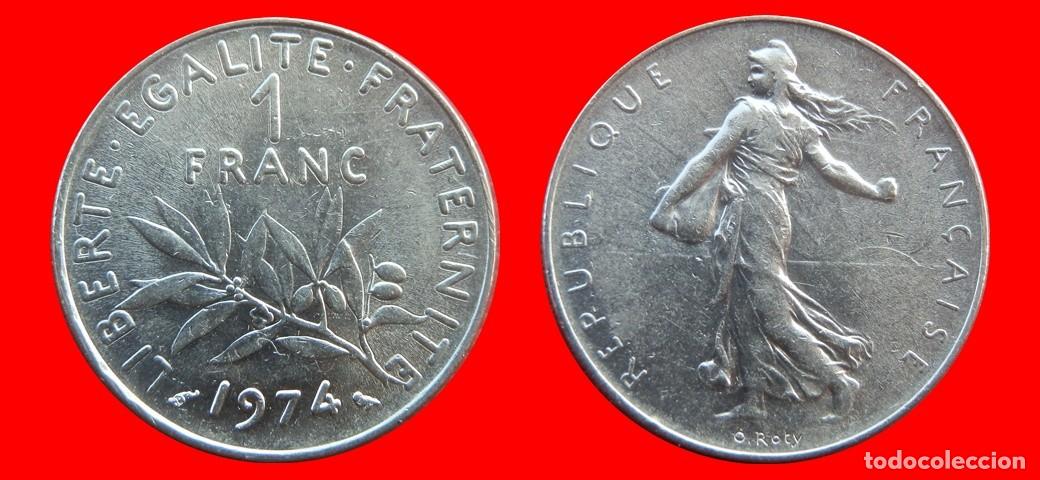 Monedas antiguas de Europa: 1 FRANCO 1974 FRANCIA-156859