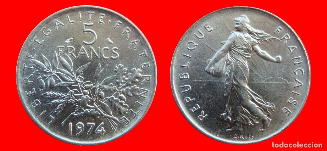 Monedas antiguas de Europa: 5 FRANCOS 1974 FRANCIA-156869
