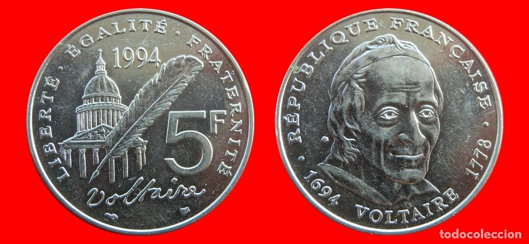 Monedas antiguas de Europa: 5 FRANCOS 1994 FRANCIA-156874