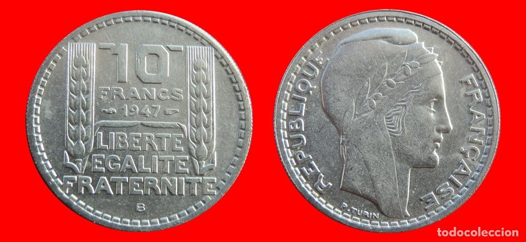 Monedas antiguas de Europa: 10 FRANCOS 1947B FRANCIA-156877