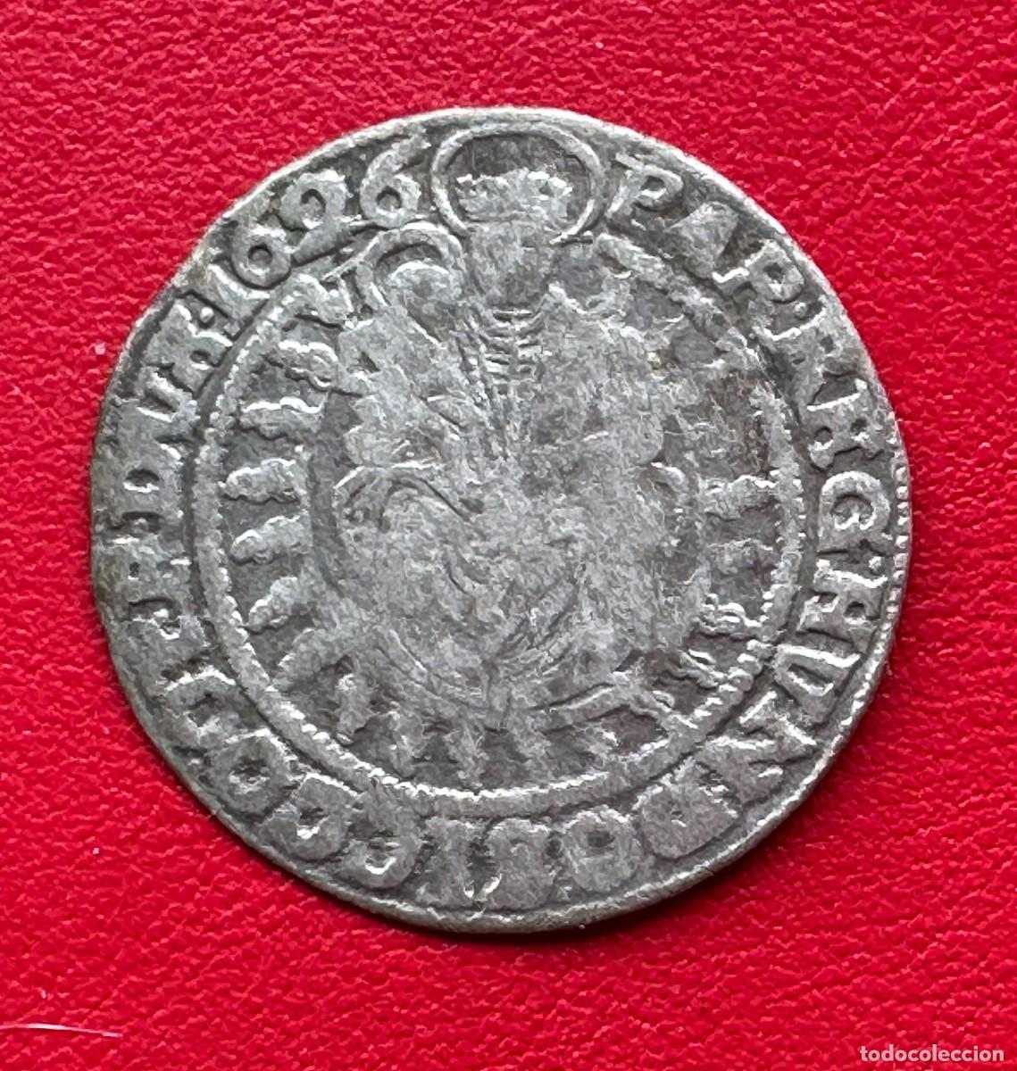 Monedas antiguas de Europa: Raro Groschen de Plata 1626 &bull; Gabriel Bethlen (Guerra 30 A&ntilde;os) &bull; Virgen con el Ni&ntilde;o &bull; Nitidez.
