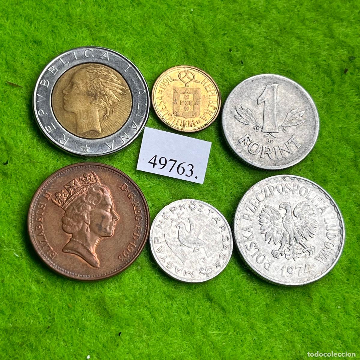 Monedas antiguas de Europa: Lote 6 monedas Europa, 49763