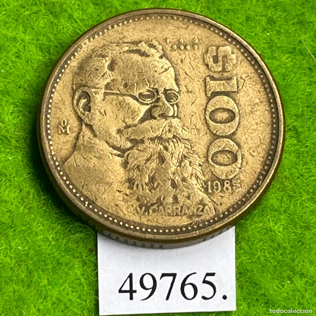 Monedas antiguas de Europa: Mexico 100 pesos 1985, Venustiano Carranza, M&eacute;jico