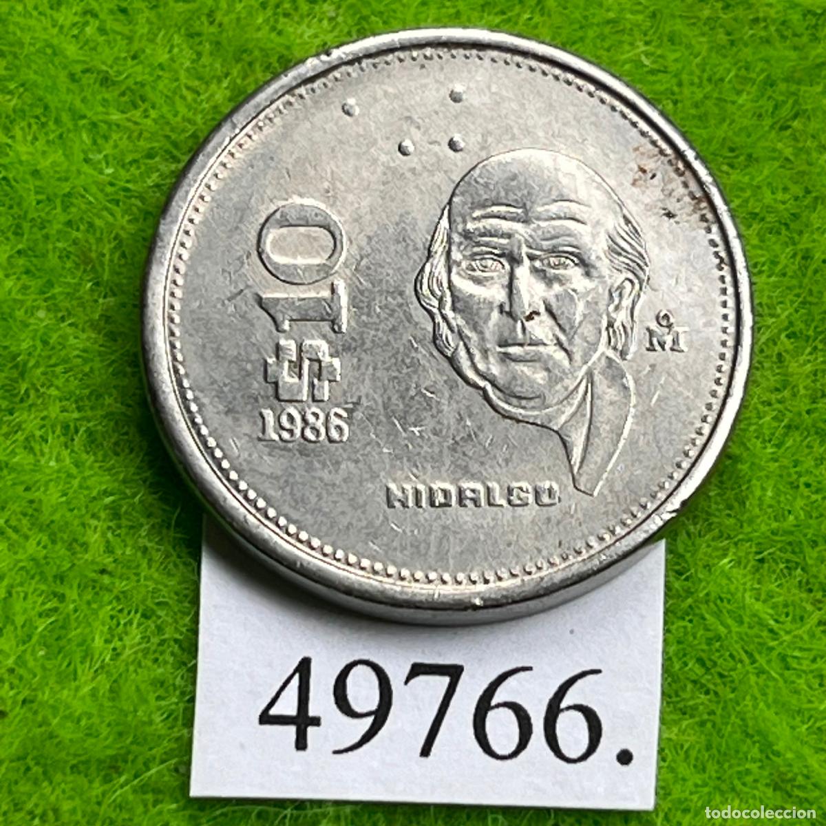 Monedas antiguas de Europa: Mexico 10 pesos 1986, Hidalgo, M&eacute;jico