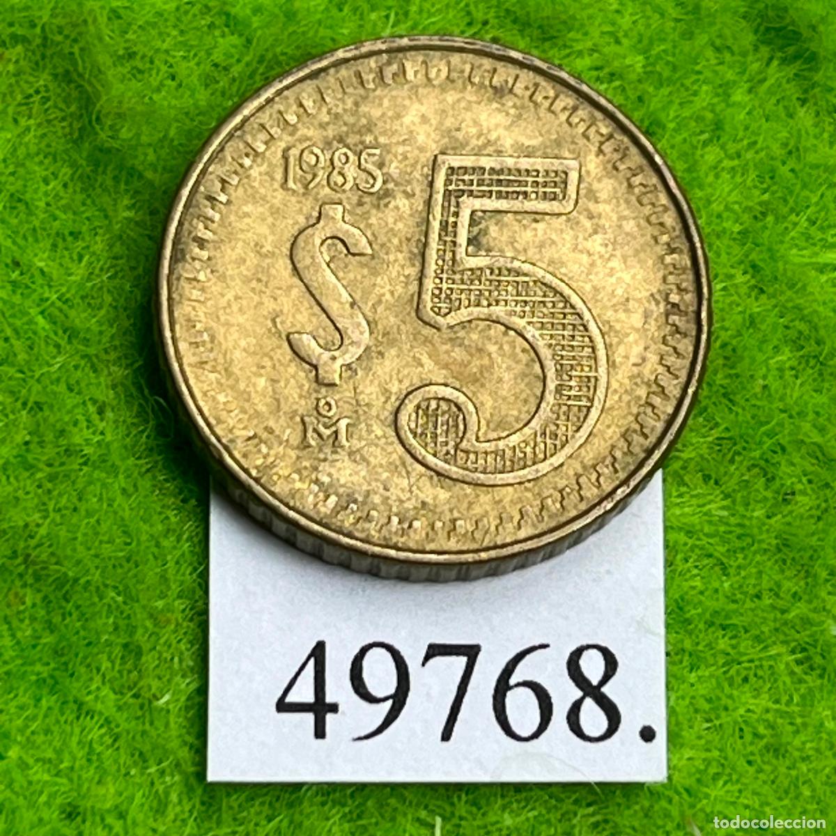 Monedas antiguas de Europa: Mexico 5 pesos 1985, M&eacute;jico