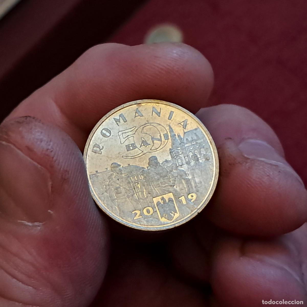 Monedas antiguas de Europa: MONEDA DE RUMAN&Iacute;A 50 BANI 2019 UNC (Ferdinand I el Unificador) KM# 448, N# 176341.