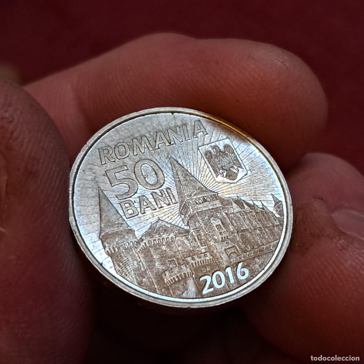 Monedas antiguas de Europa: MONEDA DE RUMAN&Iacute;A 50 BANI 2016 F (Juan Hunyadi Voivoda de Transilvania) KM# 349, N# 85944.