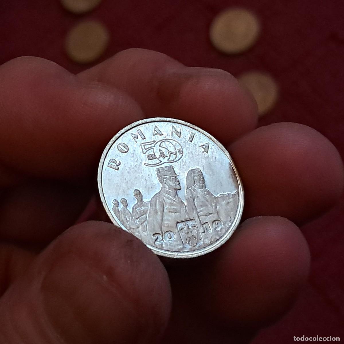 Monedas antiguas de Europa: MONEDA DE RUMAN&Iacute;A 50 BANI 2019 XF (Reina Mar&iacute;a) KM# 447, N# 183073.