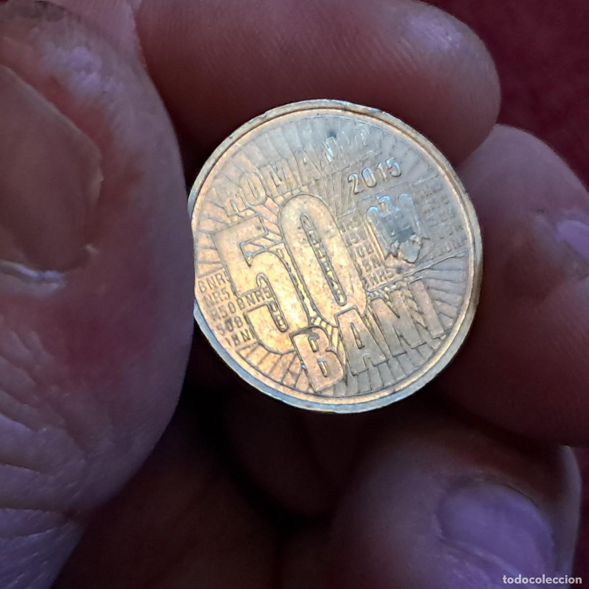 Monedas antiguas de Europa: MONEDA DE RUMAN&Iacute;A 50 BANI 2015 UNC (Redenominaci&oacute;n del Leu) KM# 337, N# 73925.