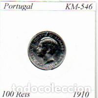 Old Coins of Europe: PORTUGAL 1910, 100 REIS, KM-546, AG, EBC; 14.95 &euro; 1