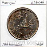 Monedas antiguas de Europa: PORTUGAL 1989, 100 ESCUDOS, KM-648, SC; 1.50 &euro; 1