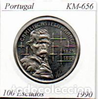 Monedas antiguas de Europa: PORTUGAL 1990, 100 ESCUDOS, KM-656, SC; 1,65 &euro; 1