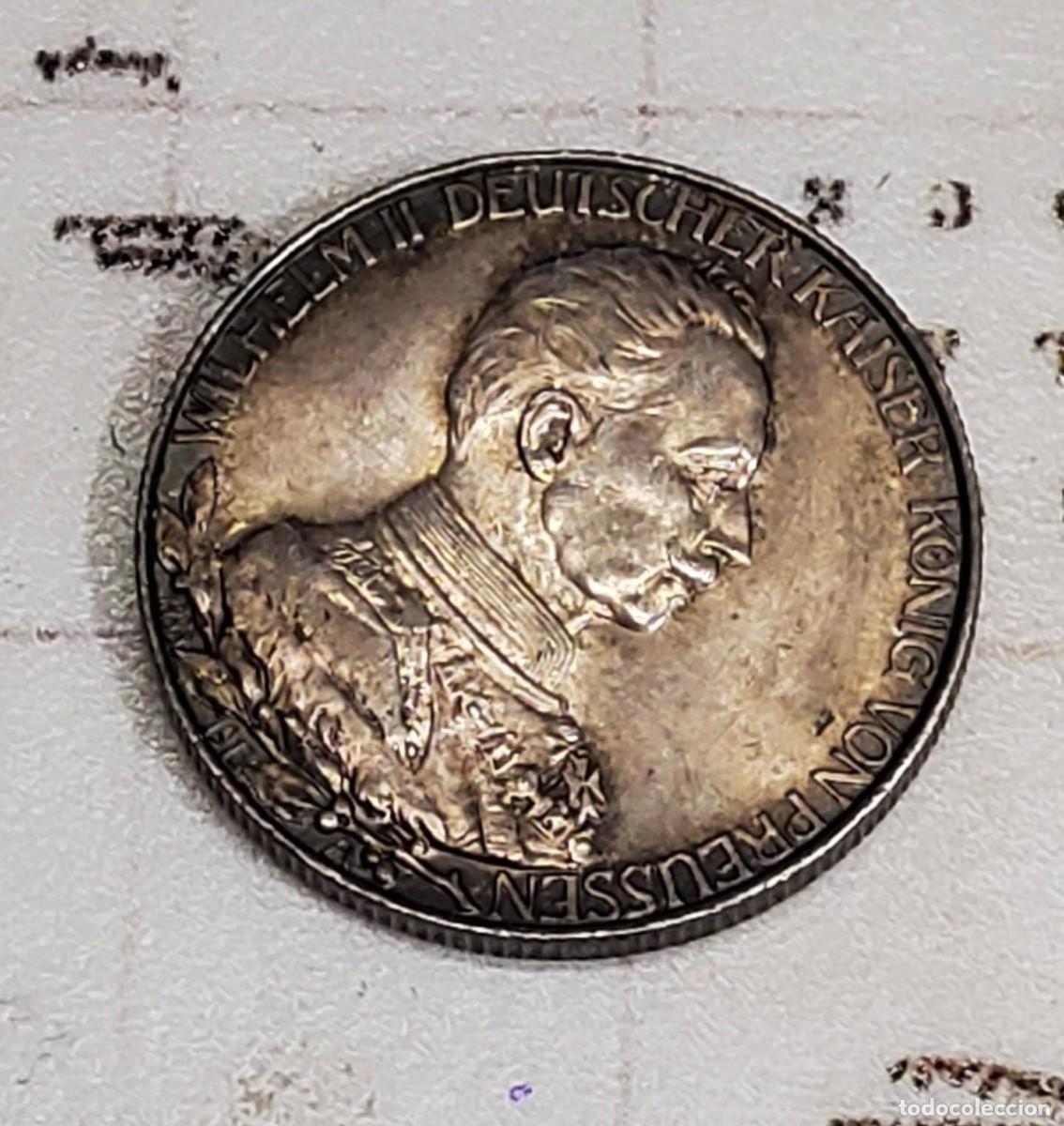 Monedas antiguas de Europa: 2 MARCOS DE PLATA DE ALEMANIA DEL A&Ntilde;O 1913-A.SIN CIRCULAR.LUJO.BONITA P&Aacute;TINA