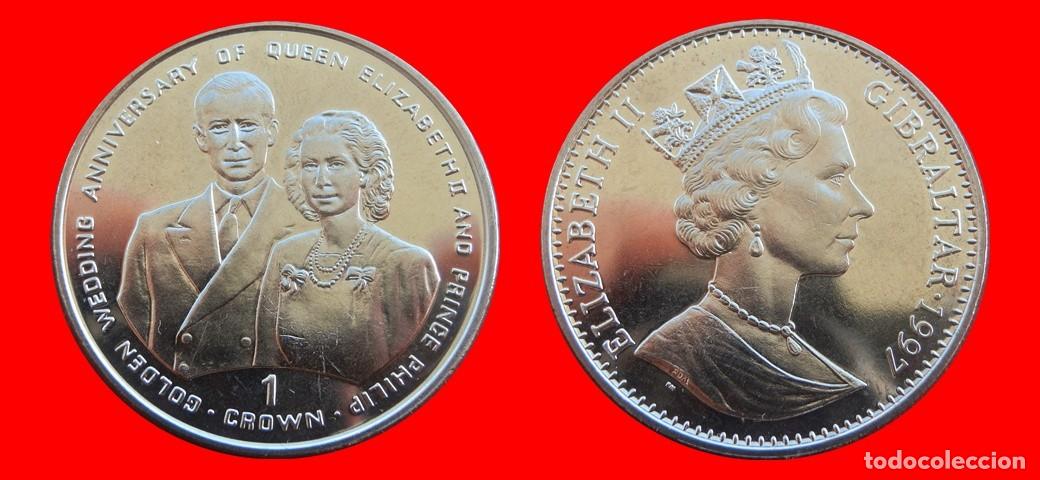 Monedas antiguas de Europa: 1 CORONA 1997 SIN CIRCULAR GIBRALTAR-10601SC