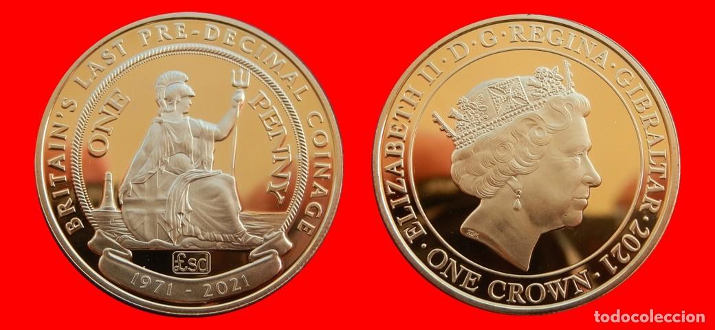 Monedas antiguas de Europa: 1 CORONA 2021 SIN CIRCULAR GIBRALTAR-10607SC