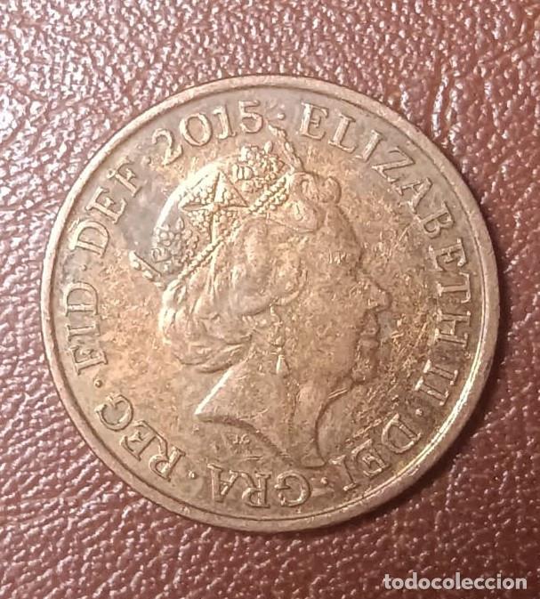 Monedas antiguas de Europa: REINO UNIDO 1 PENIQUE 2015