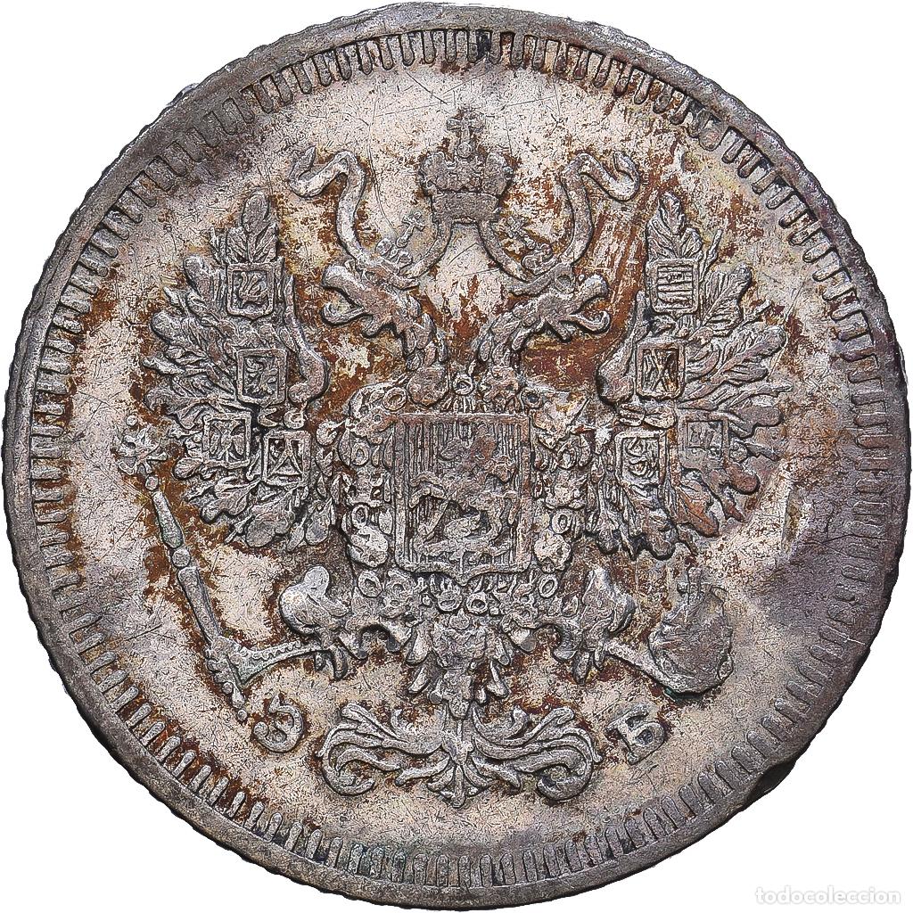 Monedas antiguas de Europa: [#1547616] Rusia, Alexander II, 10 Kopeks, 1908, Saint Petersburg, Plata, MBC