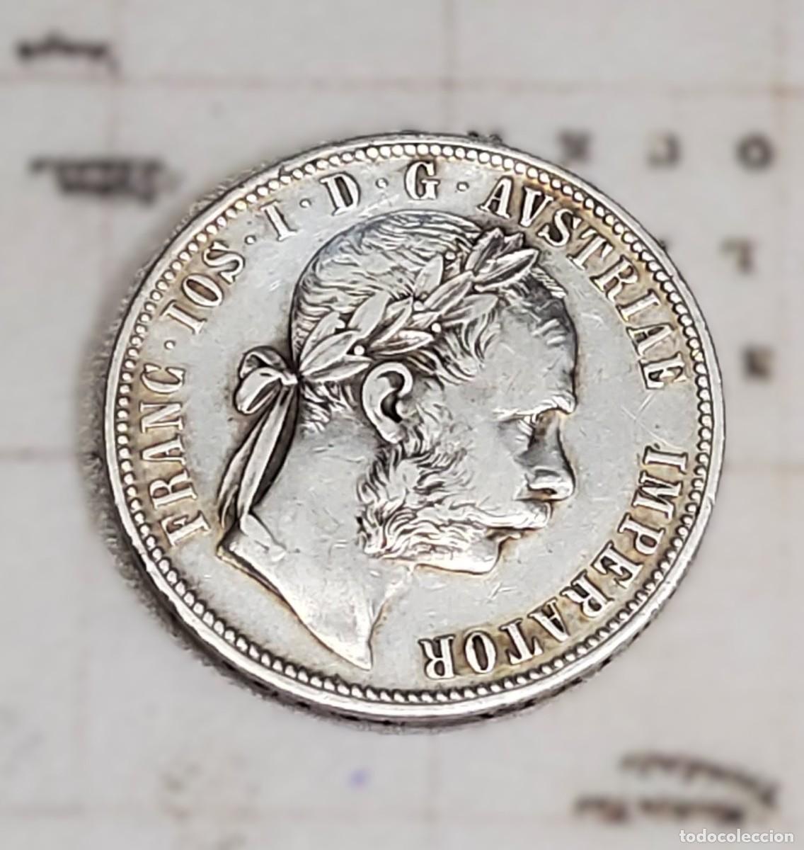 Monedas antiguas de Europa: 1 FLORIN DE PLATA DE AUSTRIA DEL A&Ntilde;O 1883.CASI SIN CIRCULAR