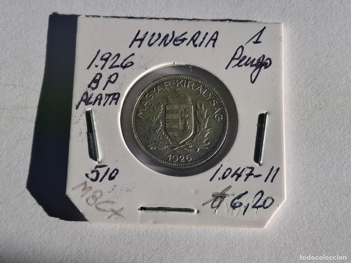 Monedas antiguas de Europa: 1 PENGO de PLATA de 1926 BP KM 510 HUNGRIA en MBC+