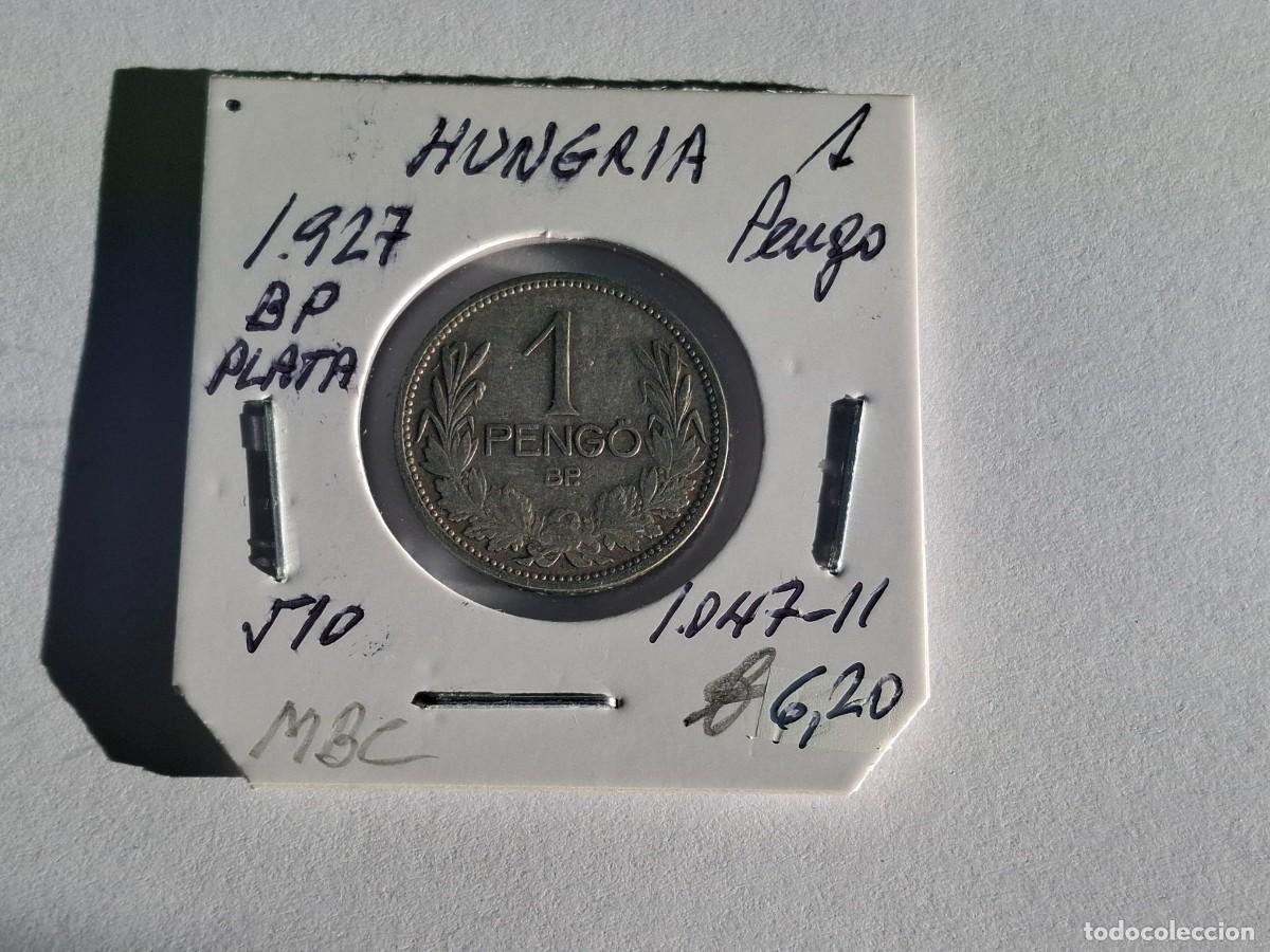 Monedas antiguas de Europa: 1 PENGO de PLATA de 1927 BP KM 510 HUNGRIA en MBC