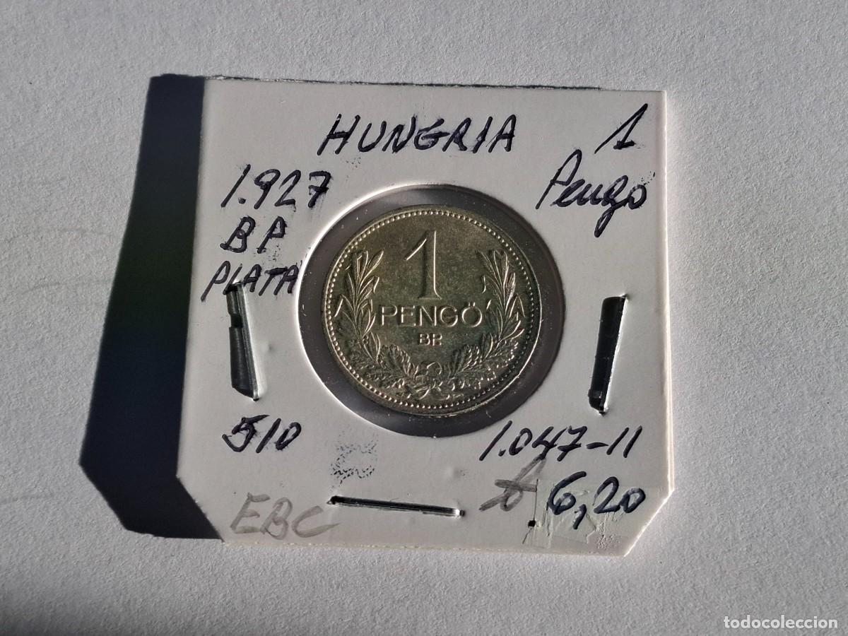 Monedas antiguas de Europa: 1 PENGO de PLATA de 1927 BP KM 510 HUNGRIA en EBC